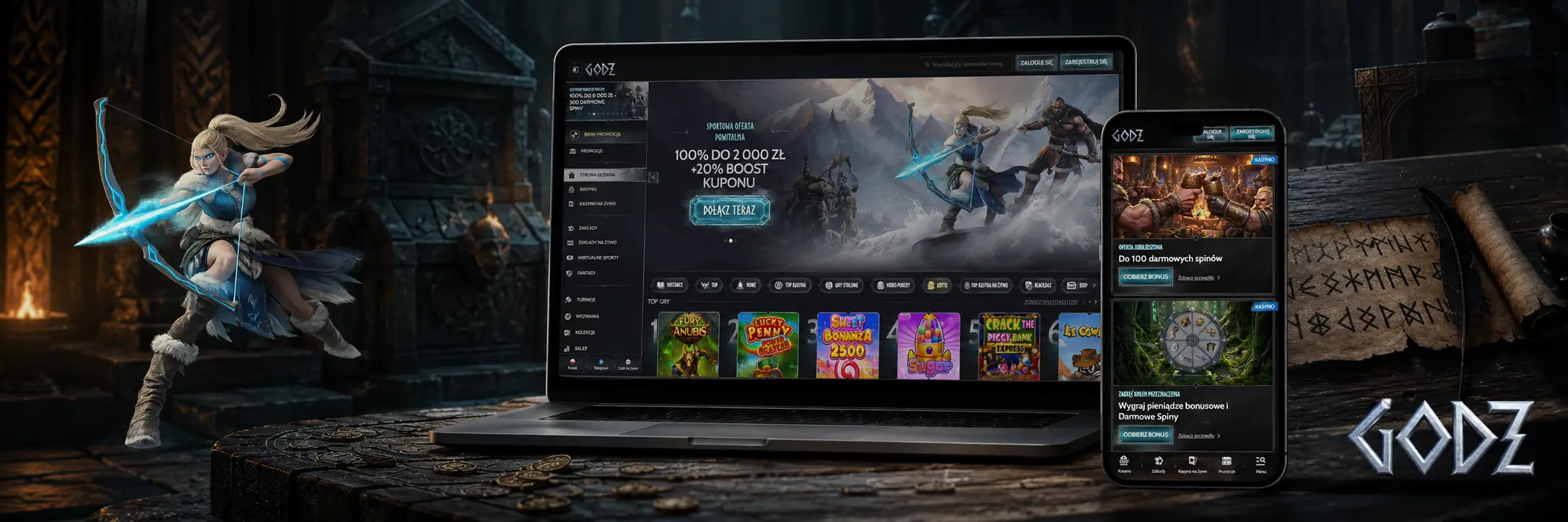 Rejestracja i Logowanie w Godz Casino